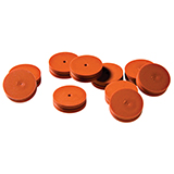 Non-Stick BTO Septa, 17mm, CenterGuide, pk.48